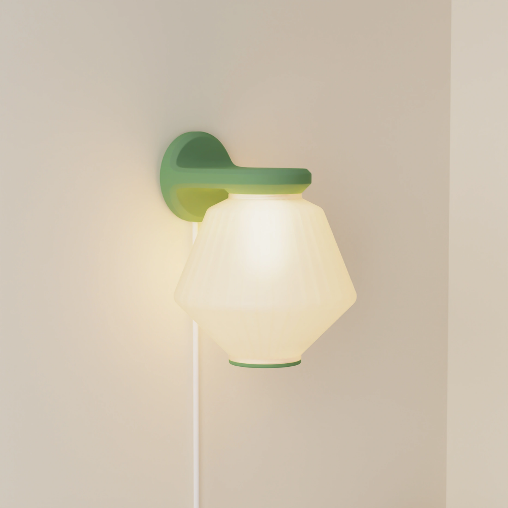 The sage Granada Wall Light from Gantri.
