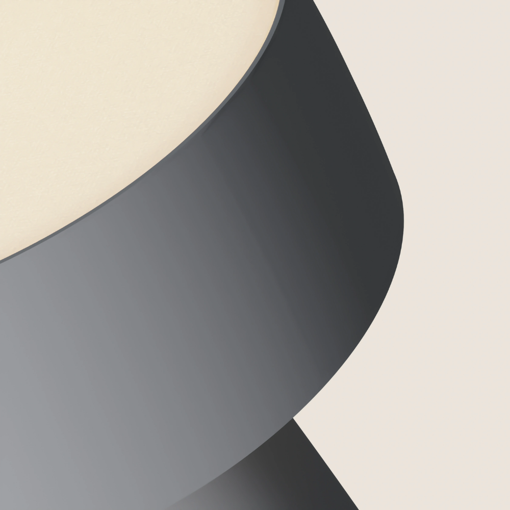 The fog Hula Table Light from Gantri close up.