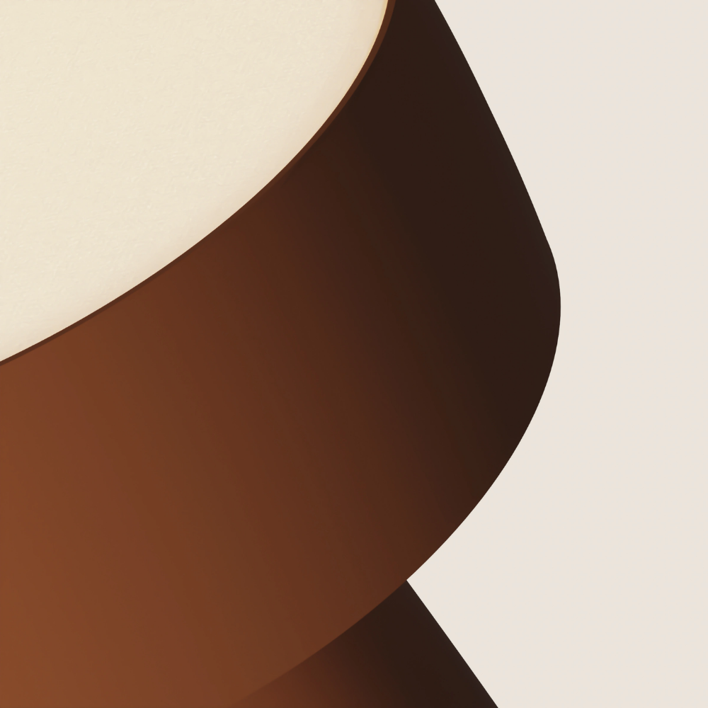 The sedona Hula Table Light from Gantri close up.