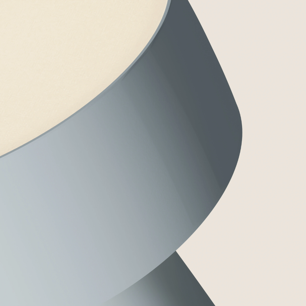 The sky Hula Table Light from Gantri close up.