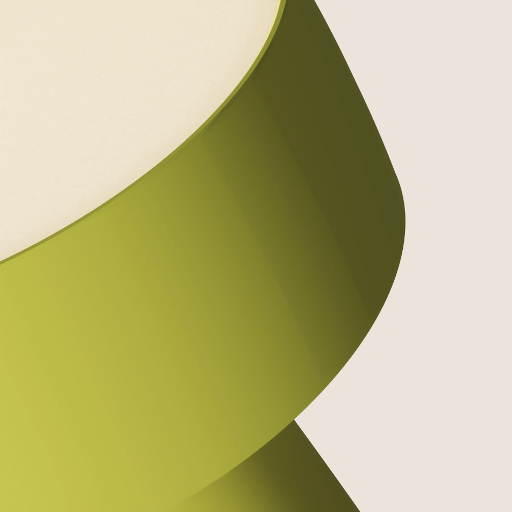 The sprout Hula Table Light from Gantri close up.