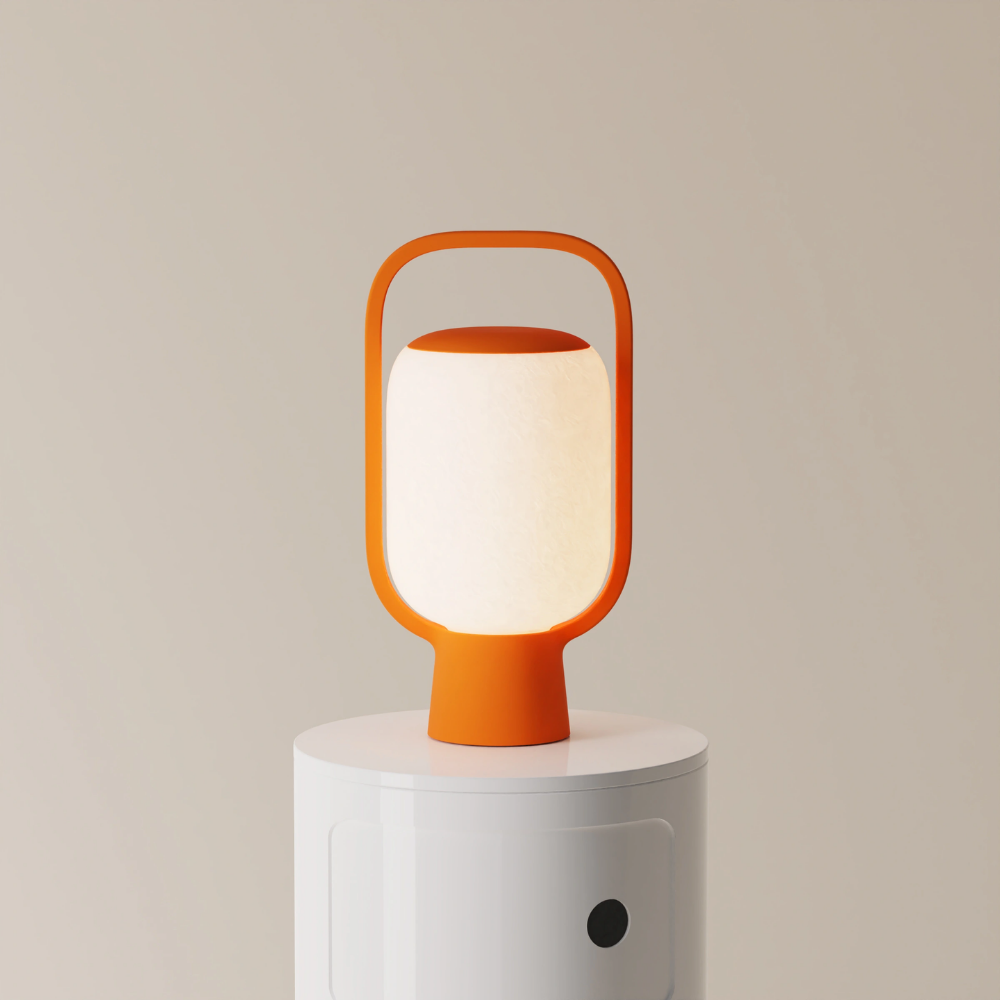 The persimmon Kero Table Light from Gantri.