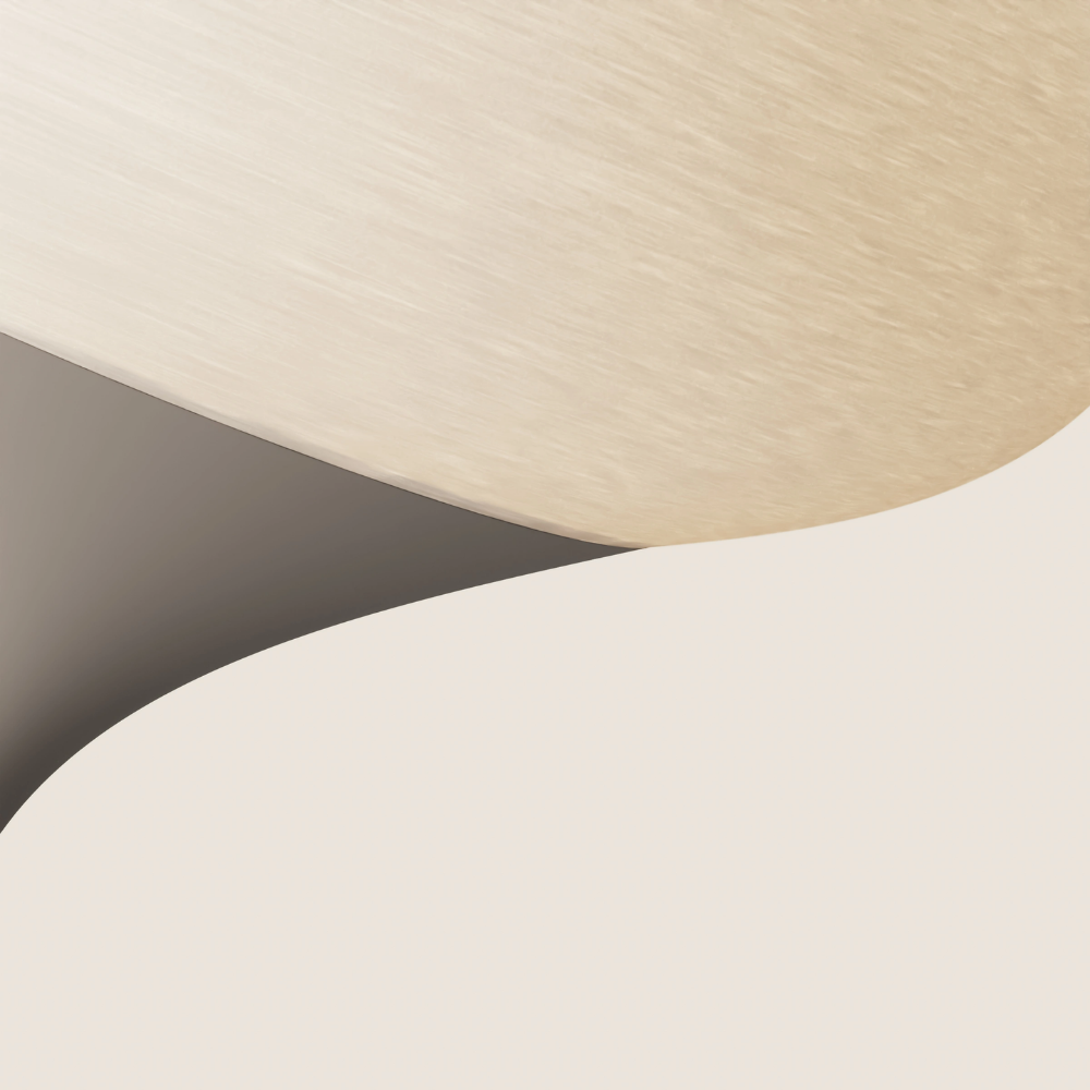 The smoke Kobble Floor Light from Gantri close up.