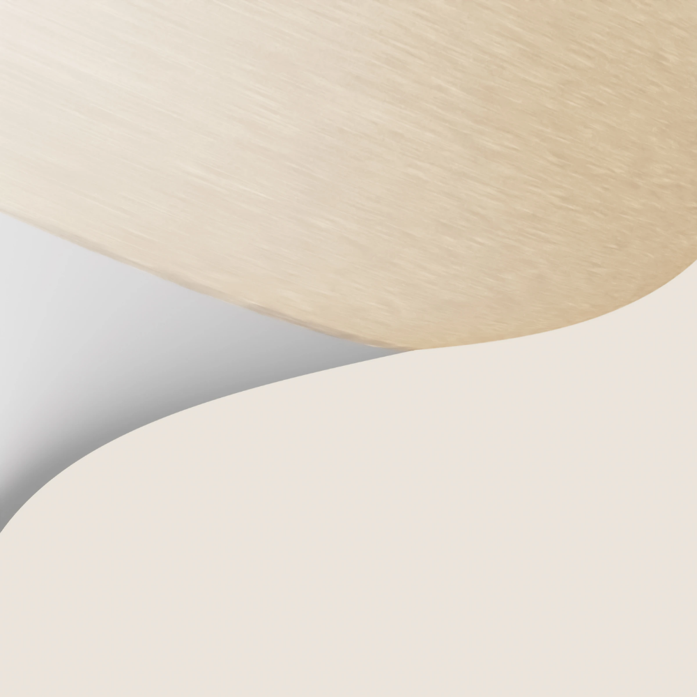 The snow Kobble Floor Light from Gantri close up.