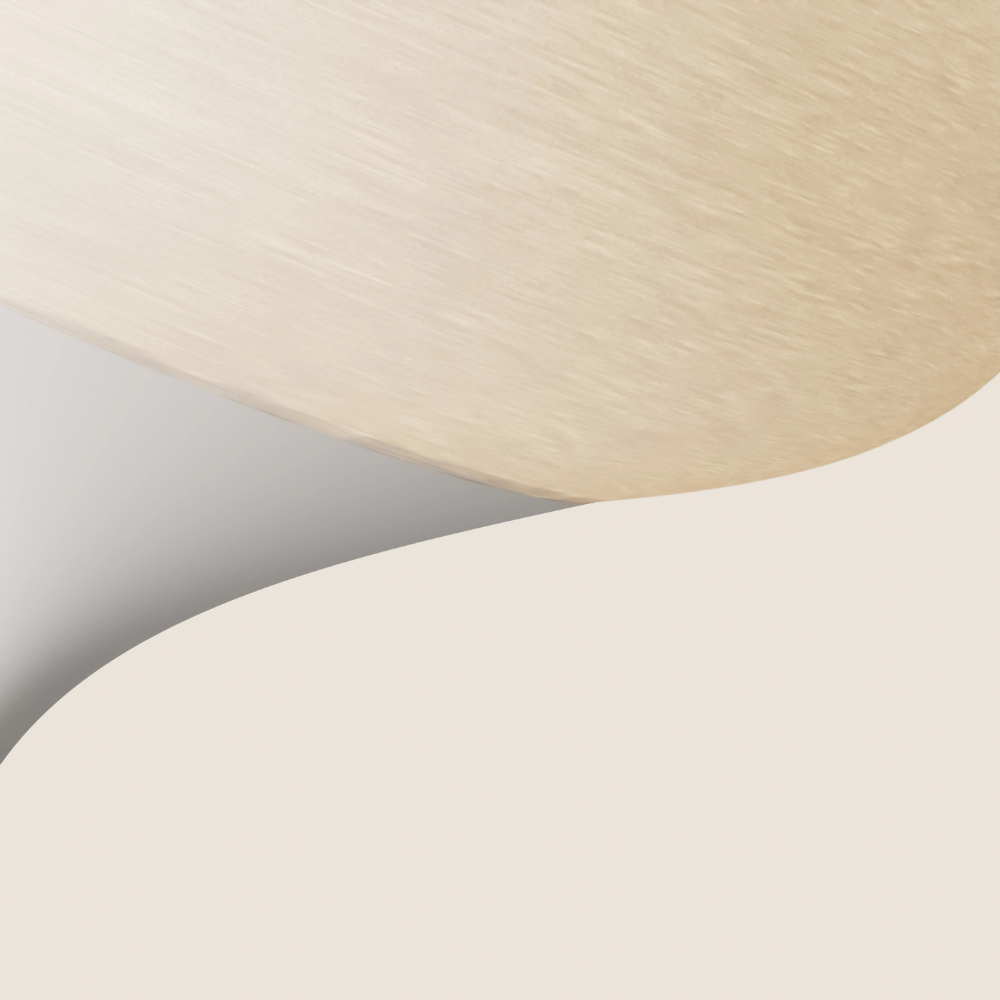 The stone Kobble Floor Light from Gantri close up.