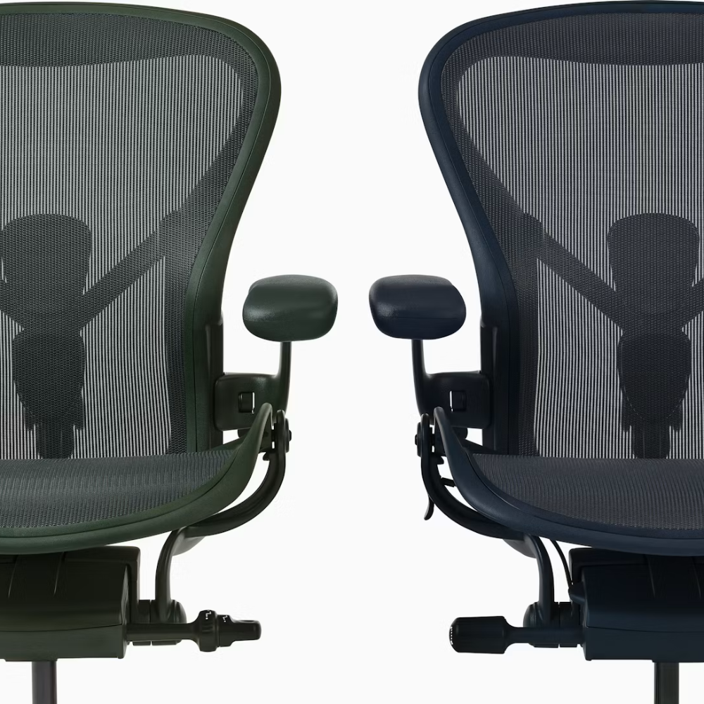 The Aeron Chair from Herman Miller in Jasper and Nightfall. all-groups