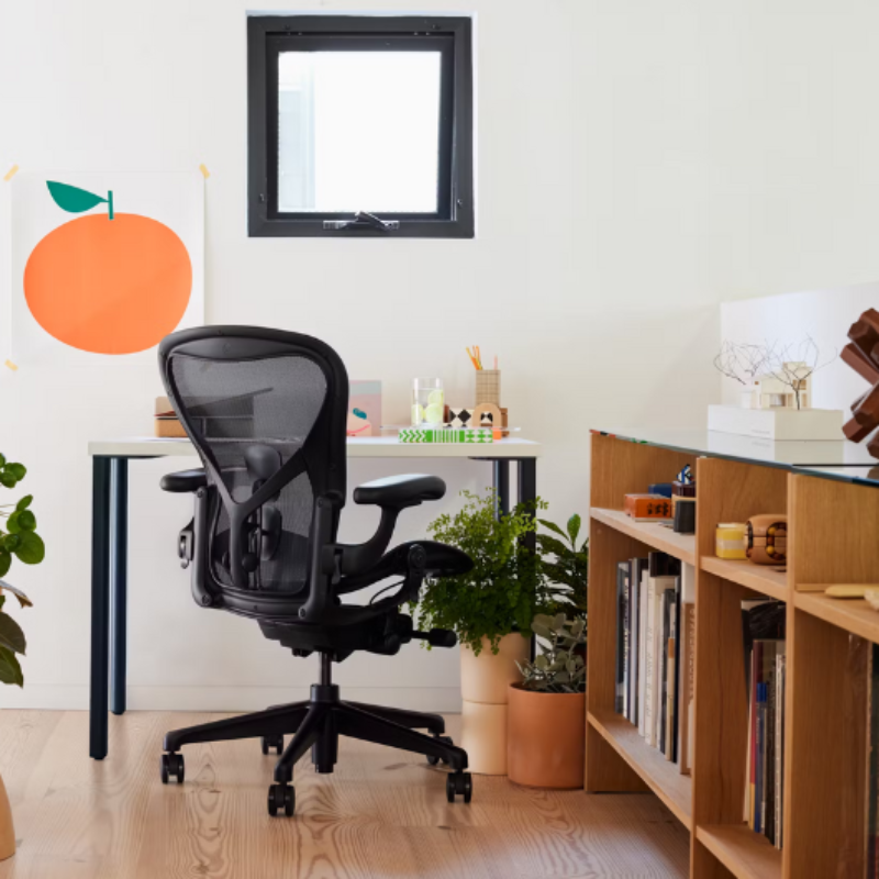 The Aeron Chair office chair from Herman Miller.