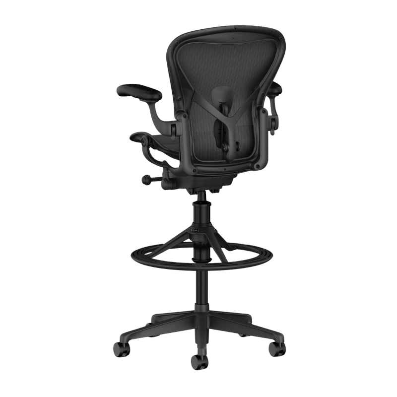 The Aeron Stool Rear Side from Herman Miller.