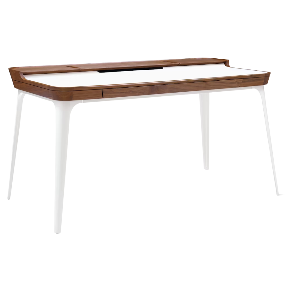 The Airia Desk from Herman Miller from an angle.