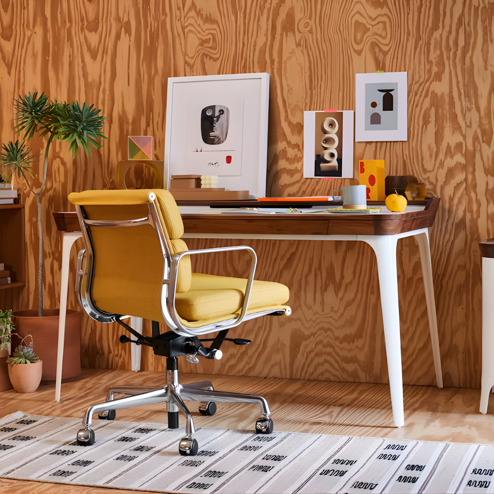 The Airia Desk from Herman Miller in a home office.