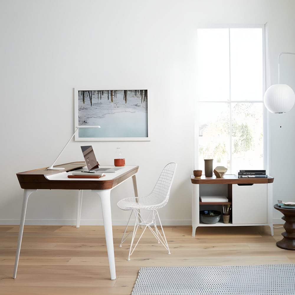 The Airia Desk from Herman Miller in a workplace.