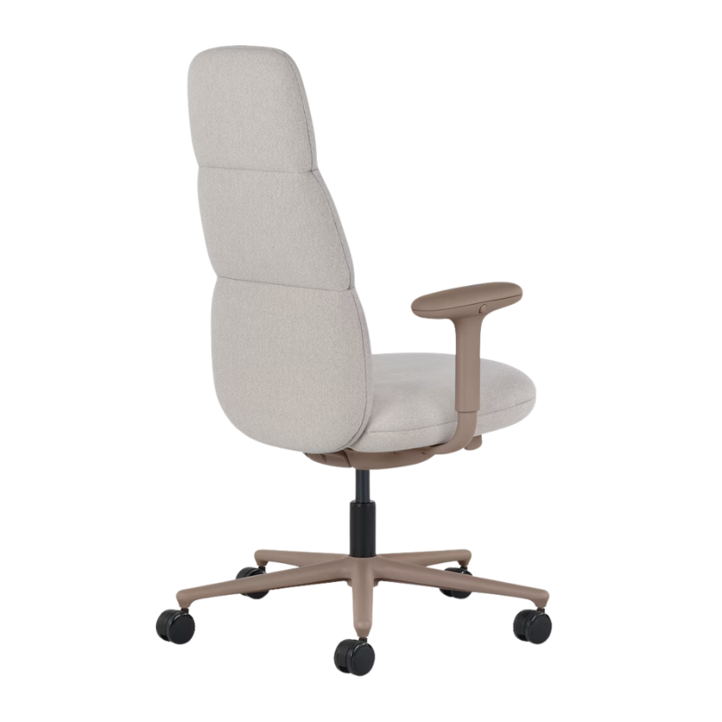 The high back Asari Chair from Herman Miller in antler meld fabric.
