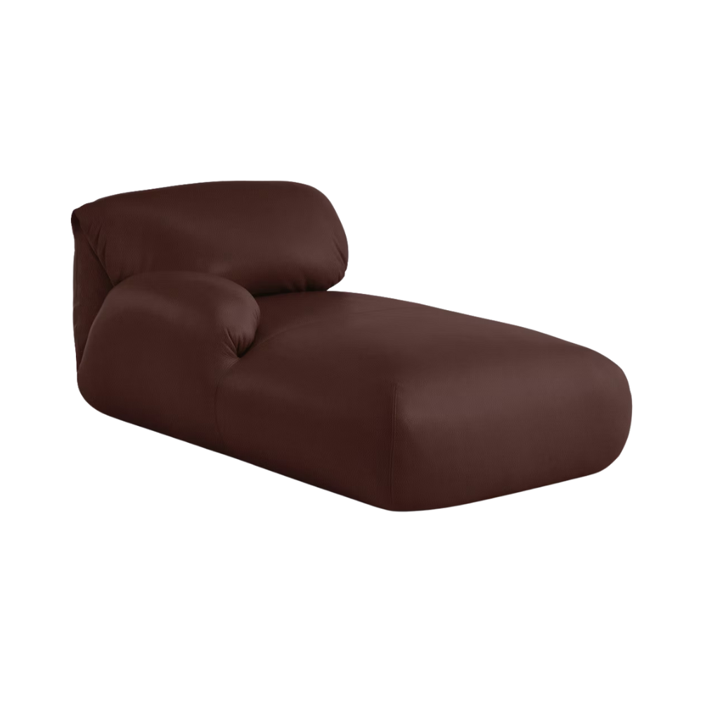 The Leather Luva Modular Chaise Raise Leather Centurion Left from Herman Miller.