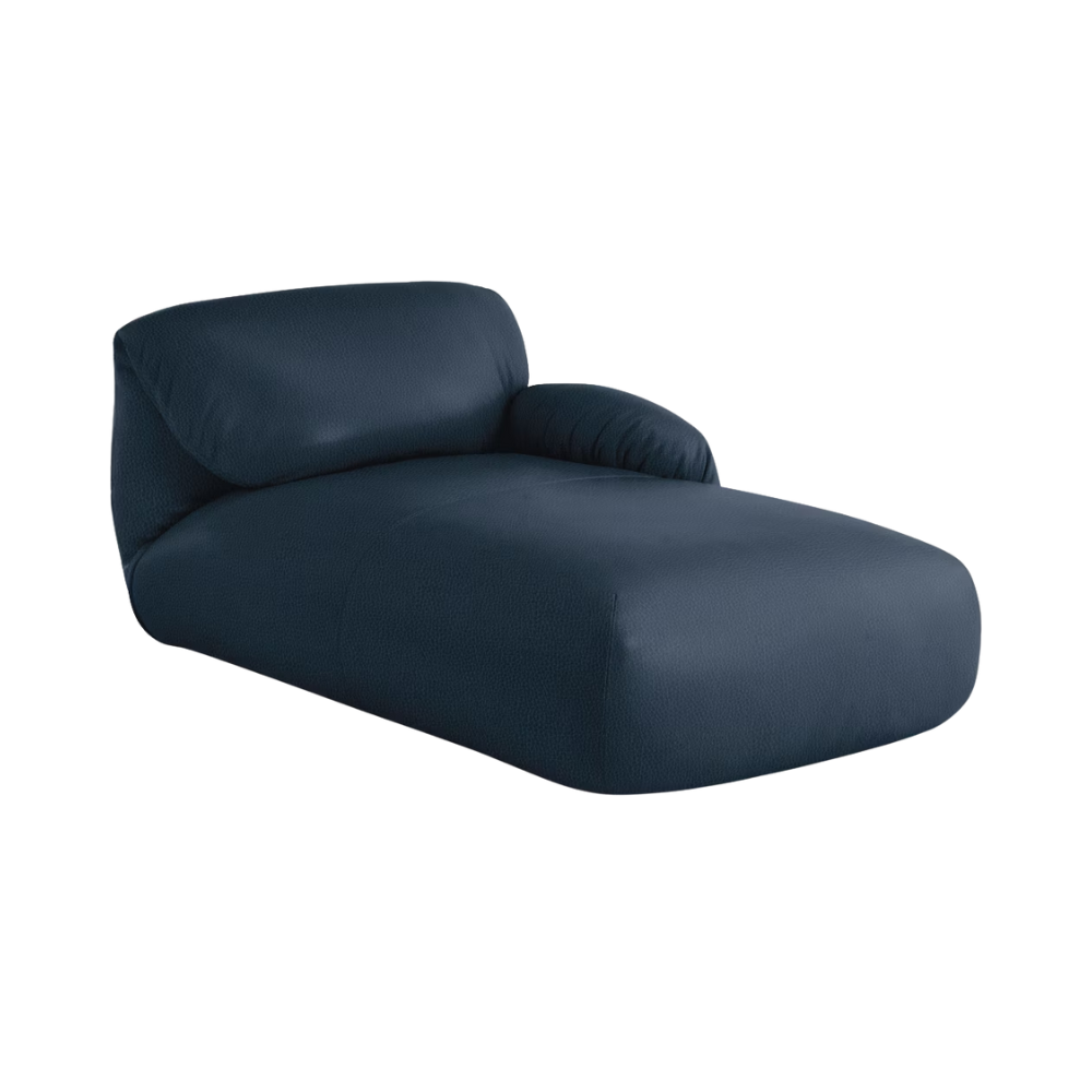 The Leather Luva Modular Chaise Raise Leather Oasis Right from Herman Miller.