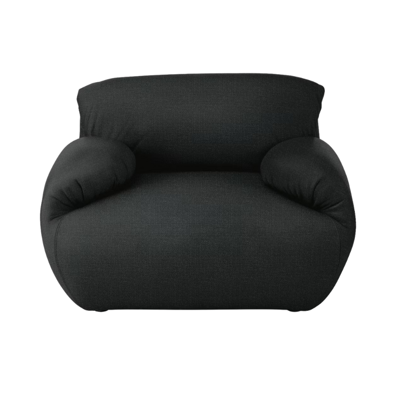 The Luva Modular Armchair Pebble Weave CInder from Herman Miller.