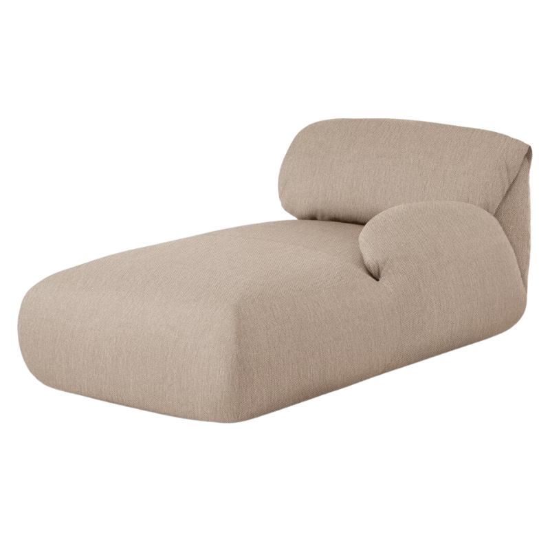 The right Luva Modular Chaise from Herman Miller in Basket Mode upholstery.