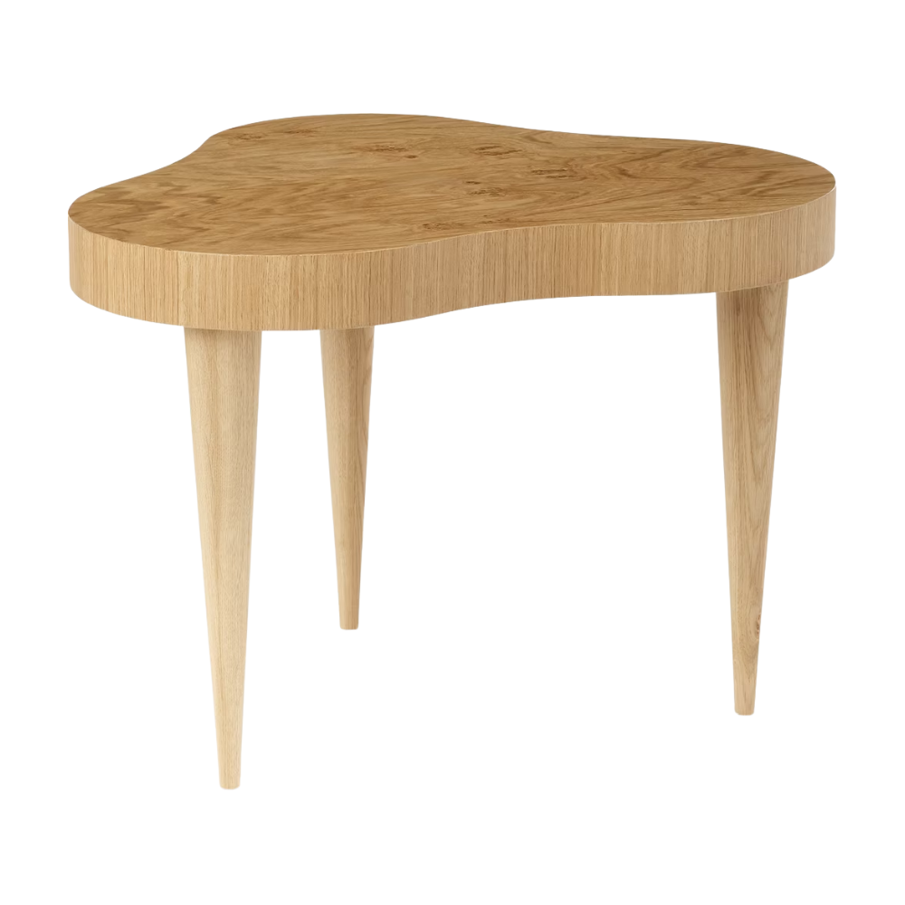 The low oak burl Rohde Paldao Side Table from Herman Miller