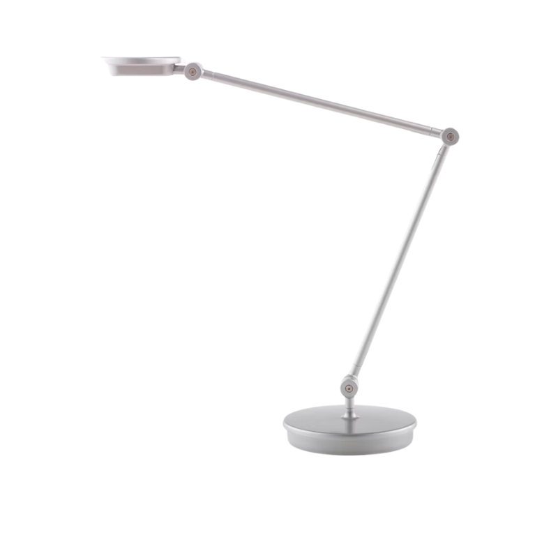 The Tone Personal Light from Herman Miller in metallic silver.