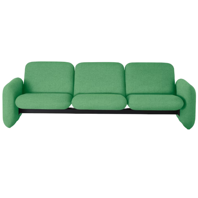 The Wilkes Modular Sofa 3 Seater from Herman Miller with luce virescent.
