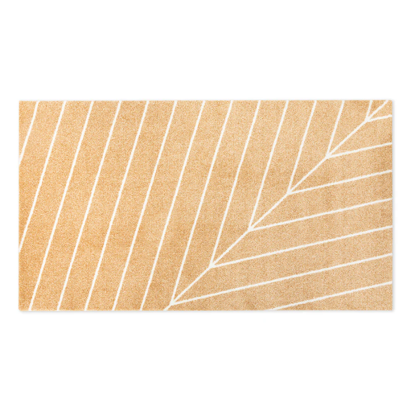 The Eine Doormat from Heymat 57 x 32 inch size in dawn.