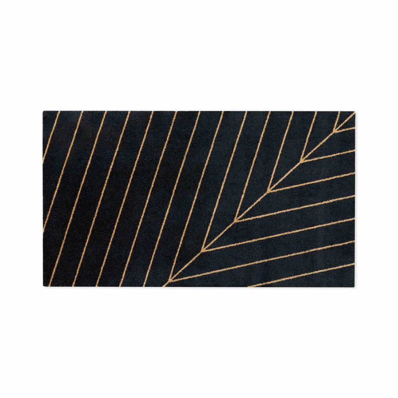 The Eine Doormat from Heymat 57 x 32 inch size in nigthfall.