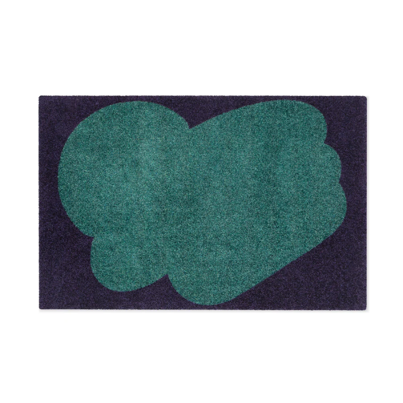 The Heymat x Sight Doormat from Heymat 32 x 48 inch size in unseen emerald.