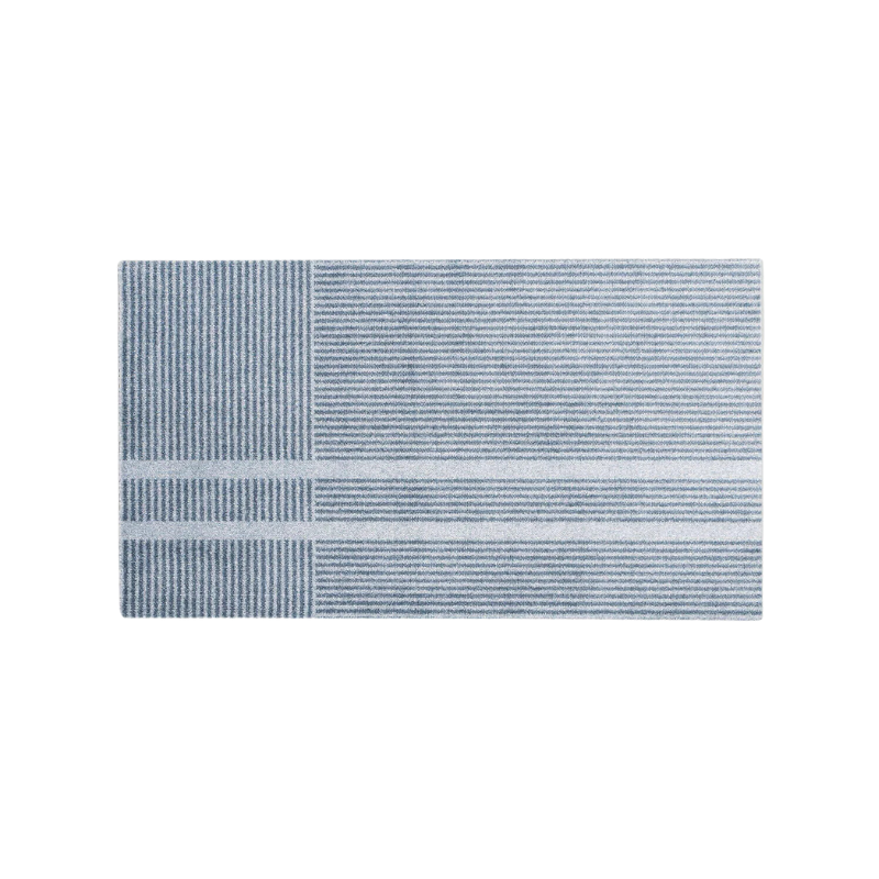 Large Løype doormat by Haymat in cloudy grey.