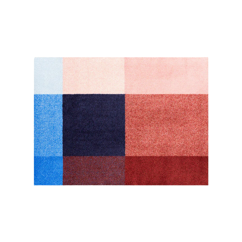 The Mix Doormat from Heymat in 44 x 32 inch size in berry.