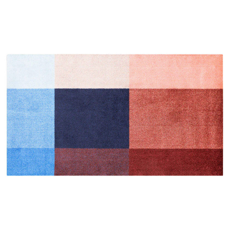 The Mix Doormat from Heymat in 57 x 32 inch size in berry.