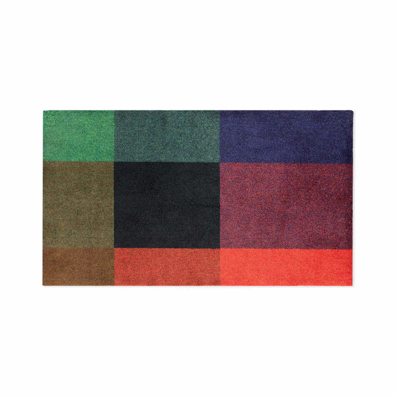 The Mix Doormat from Heymat in 57 x 32 inch size in gem.