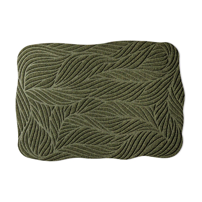 The Twine Doormat from Heymat in green.