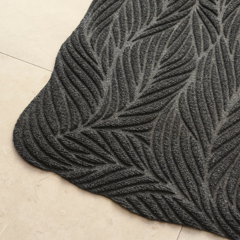 The Twine Doormat from Heymat in grey close up.