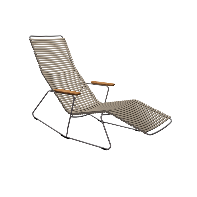 The beige Click Outdoor Sunrocker by Houe.