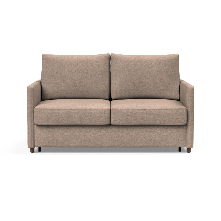 Innovation Living Neah Full Size Sofa Bed with thin arms in Halifax Wicker 367 upholstery.