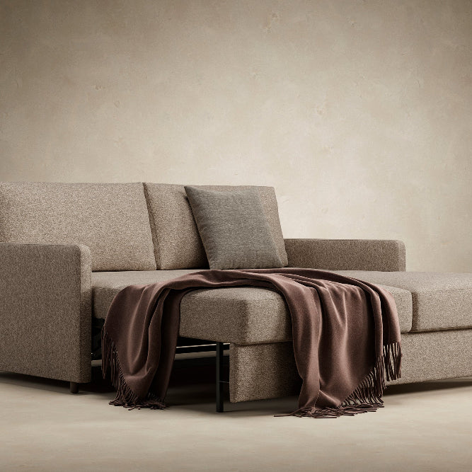 Innovation Living Neah King Size Sofa Bed with Slim Arms in Halifax Wicker