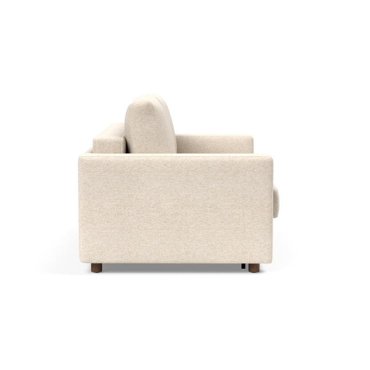 Innovation Living Neah Queen Bed with Standard Arms in Halifax Shell 365 profile view