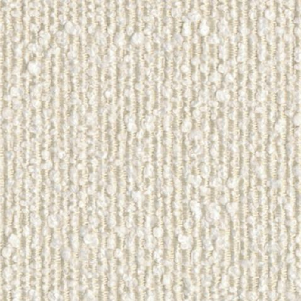 The Cone Sleeper Sofa from Innovation Living boucle off white 531 upholstery swatch.