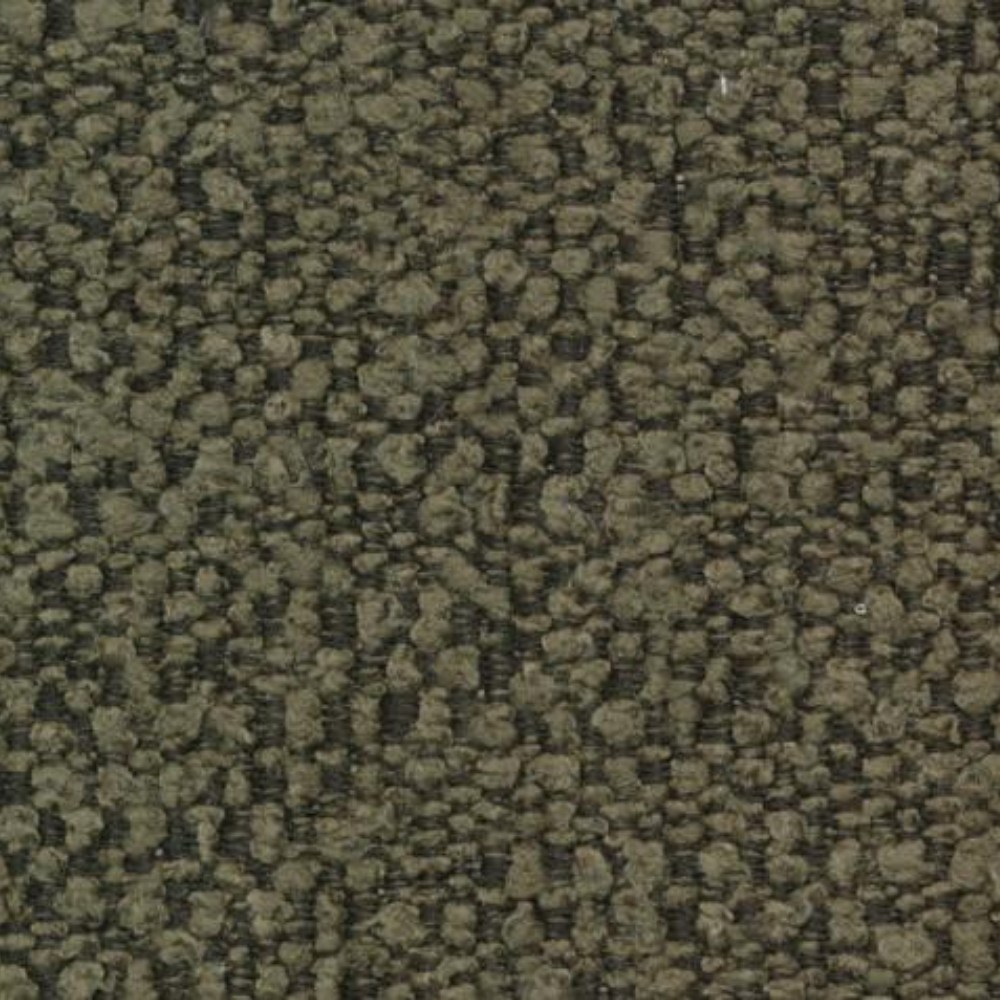 The Newilla Lounger Chair with Slim Arms boucle forest green 535 upholstery swatch.