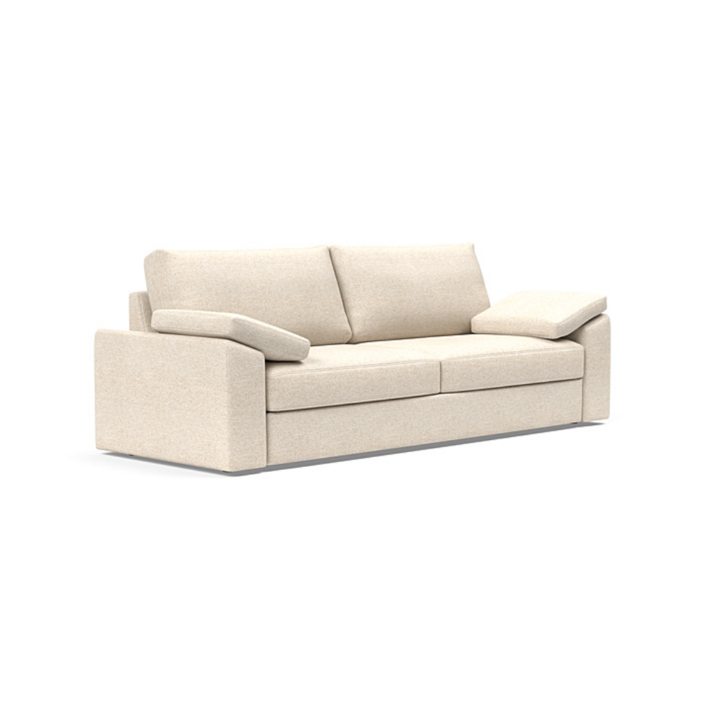 The Vilander Sleeper Sofa With Cushion Arms from Innovation Living with halifax shell 365 upholstery setup as a couch.