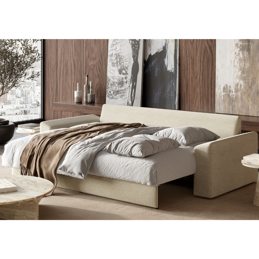 The Vilander Sleeper Sofa With Cushion Arms from Innovation Living in a living area. all-groups
