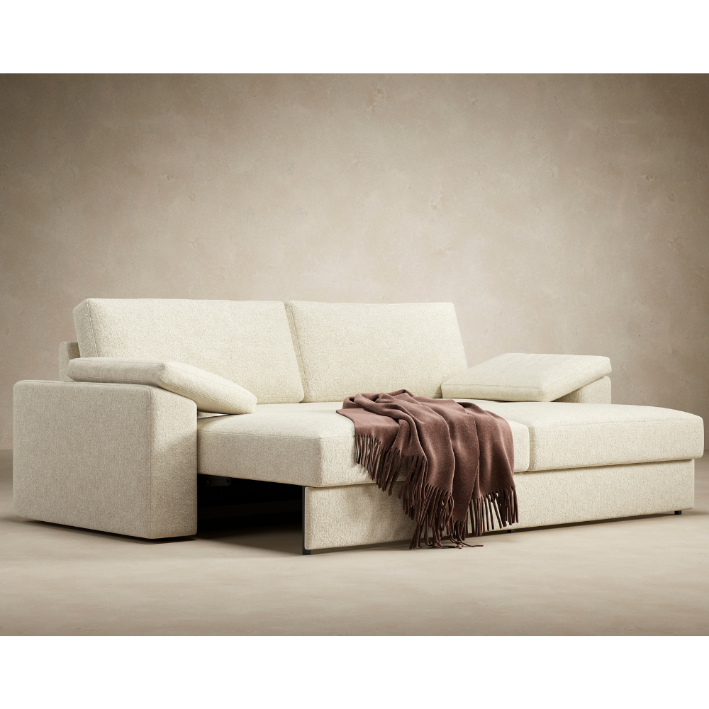 The Vilander Sleeper Sofa With Cushion Arms from Innovation Living in a studio, setup as a pull out couch. all-groups