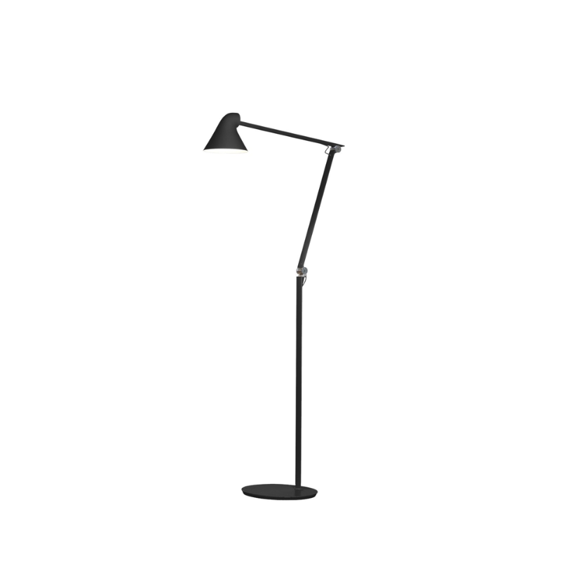 The NJP Floor Lamp from Louis Poulsen in black.