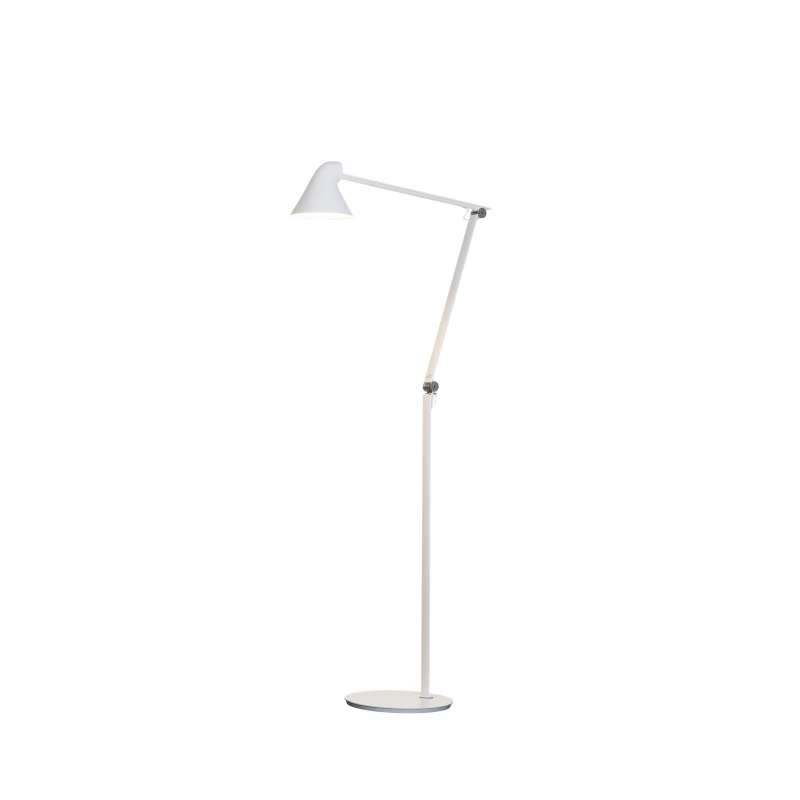 The NJP Floor Lamp from Louis Poulsen in white.