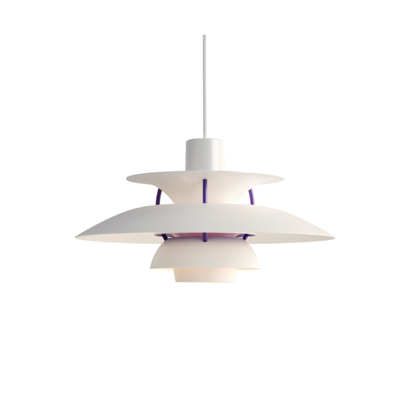 The PH 5 Mini Pendant from Louis Poulsen in white classic.