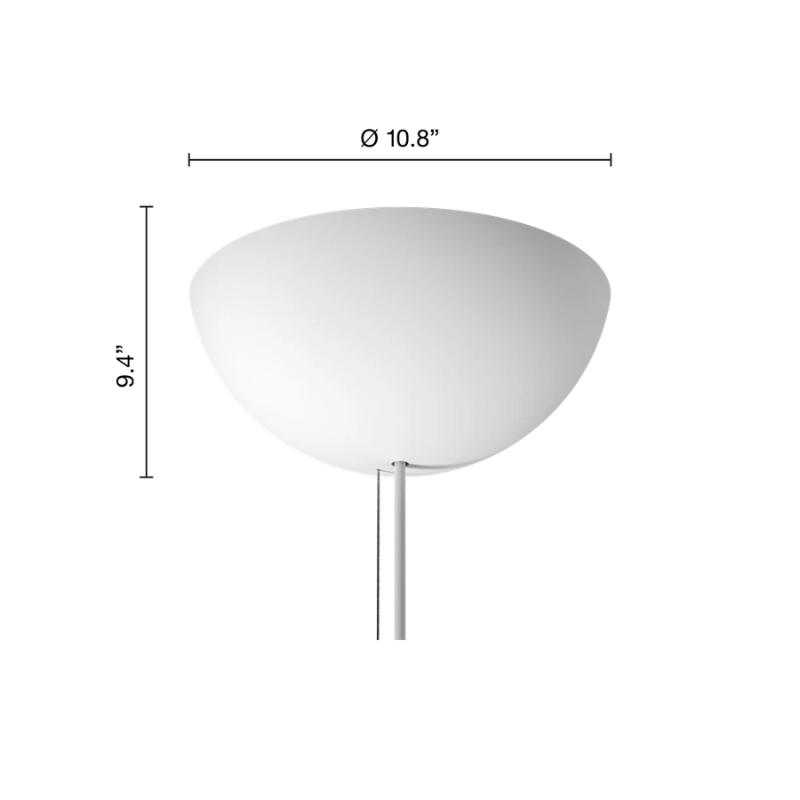 The PH Snowball from Louis Poulsen canopy dimensions.