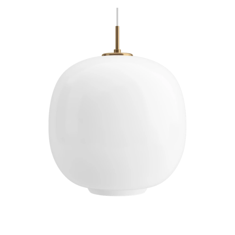 The VL 45 LED Radiohus Pendant from Louis Poulsen turned off.