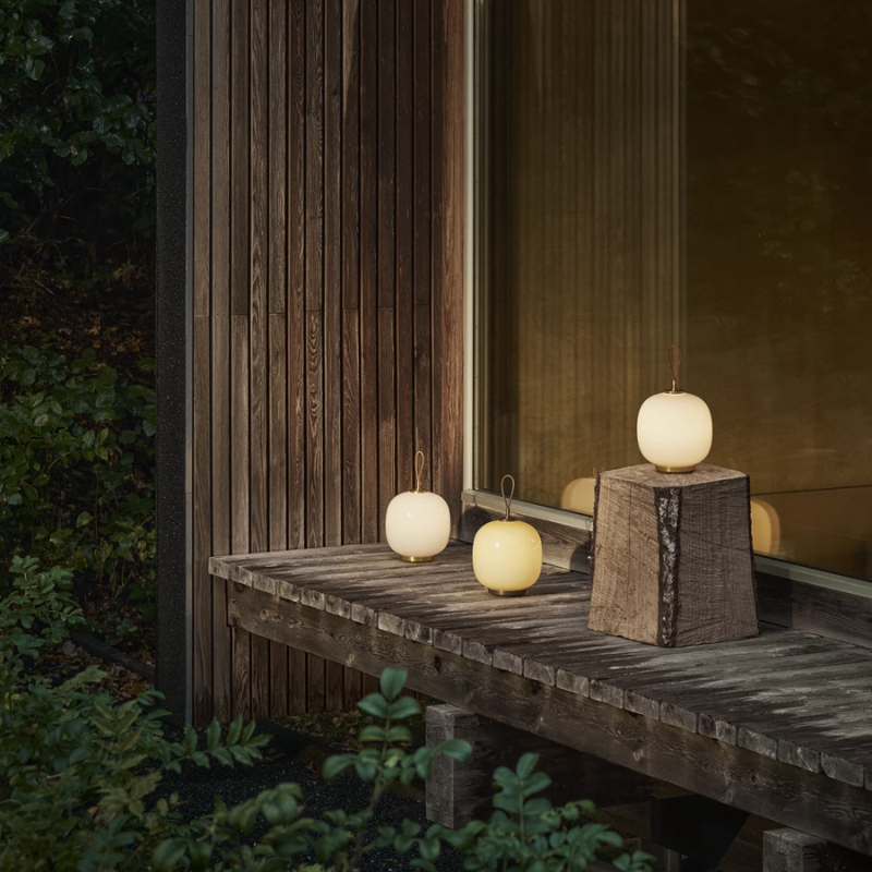 The VL 45 Radiohus Portable Lamp from Louis Poulsen color options turned on. all-groups