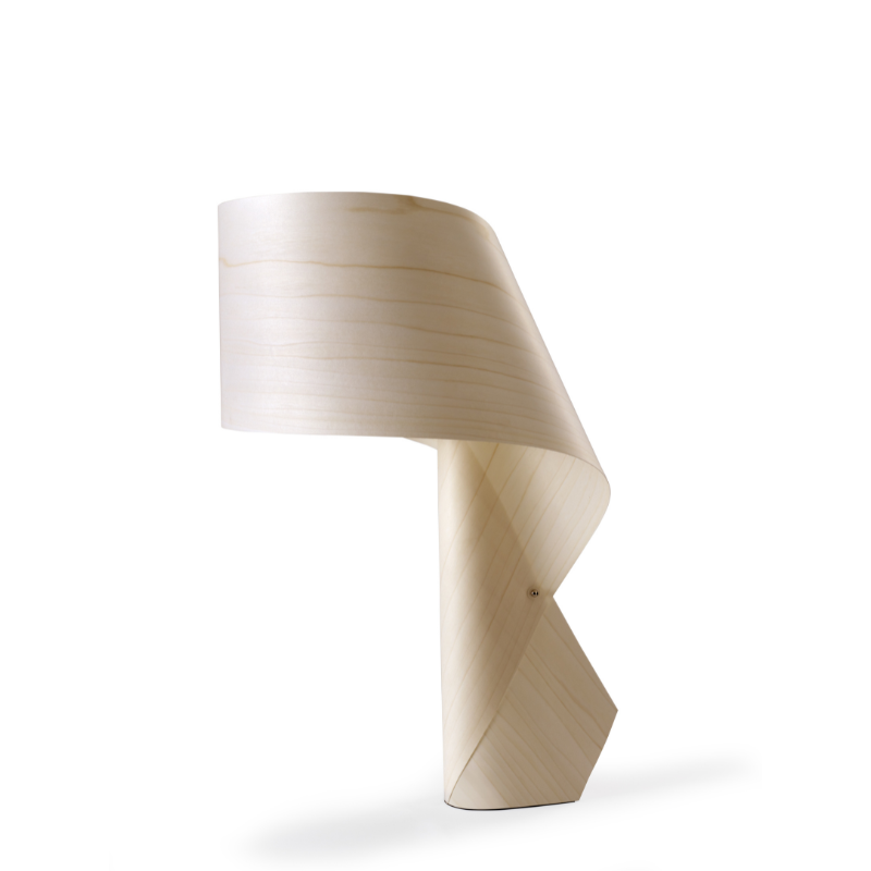 The Air Table from LZF lamps in ivory white.