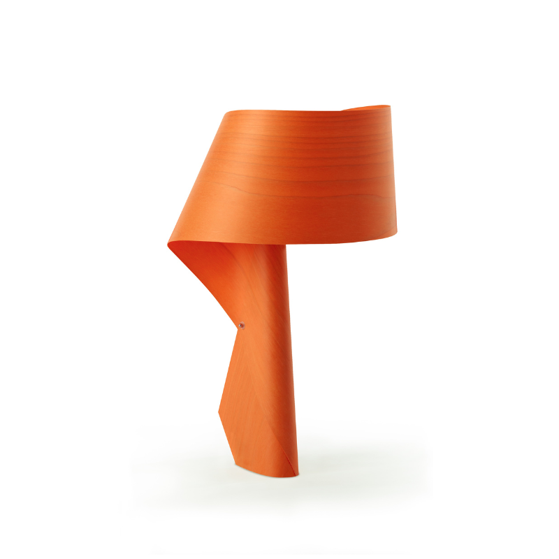 The Air Table from LZF lamps in orange.