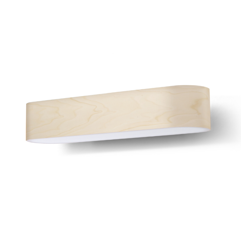 The I-Club Small Wall from LZF lamps with ivory white veneer.